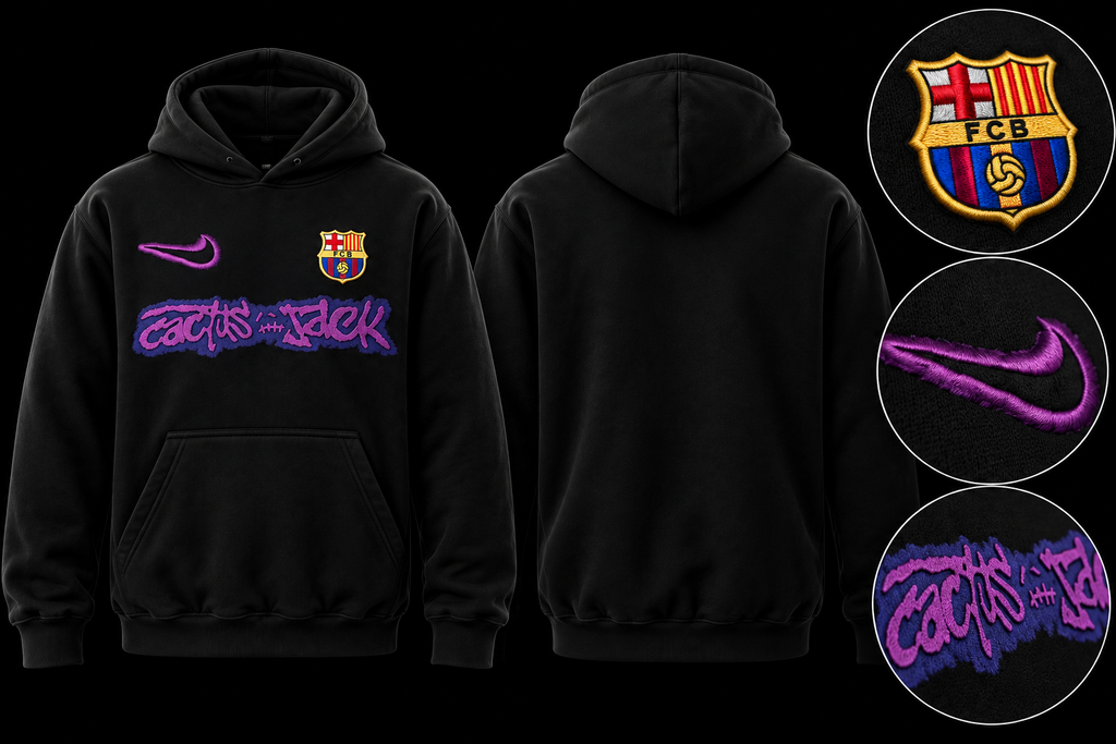 Bluza Travis Scott x FC Barcelona x Nike x Cactus Jack